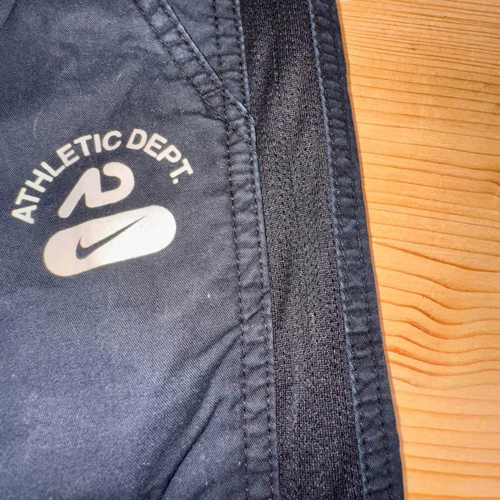 Nike Athletic Dept Y2K Track Pants Men's‎ L Black Cotton Drawstring
